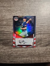 TYLER BREMNER 2025 Panini USA Stars & Stripes  Foil RC Auto  Angels 🔥 