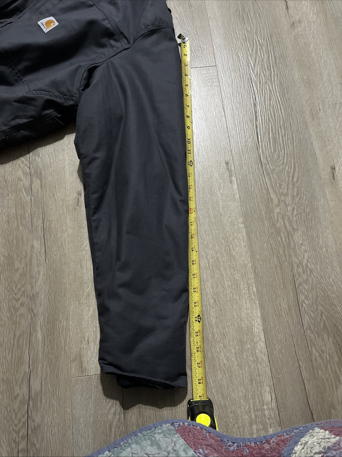 CARHARTT Hooded Full Swing Jacket Mens XL Tall Gray Outdoor Hunting 3M thumbnail 12