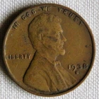 1938 S Lincoln Cent     (229)