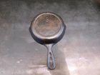 Antique Lodge Slant Logo Cast Iron Skillet Single Notch Heat Ring No. 3 skillet