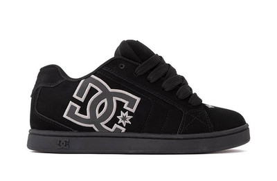 Womens DC Net Skate Shoe - Black / Grey