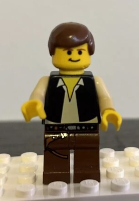 LEGO Star Wars Han Solo Sw0045 Minifigure Yellow Head 10123 Cloud