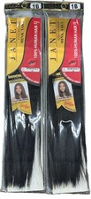2 Packs Janet Mink Yaky 16  Color 1B OffBlack Silky Smooth Touch