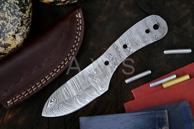 Blank Blade with Kit and Leather sheath | Axis Knives Company