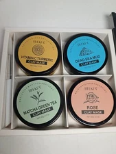 4 X  Clay Mask Set Deep Cleansing Moisturizing Brightening Each 60g./8.5oz