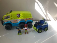 Paw Patrol Jungle Rescue Paw Terrain Vehicle W/ Ryder Sounds Lights  Chase Lot