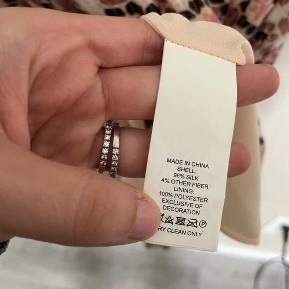 Abito Kate Spade in seta con stampa geometrica 0