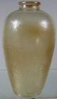 Vintage 1930's Iridescent Marigold Carnival Textured Vase