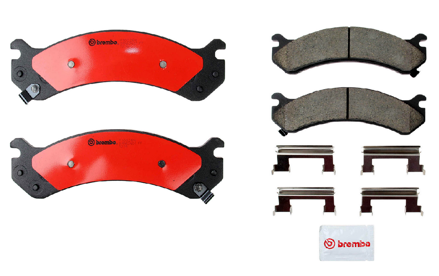 brembo FRONT Brake Pad Set For Cadillac Chevrolet GMC Sav Sierra Yukon