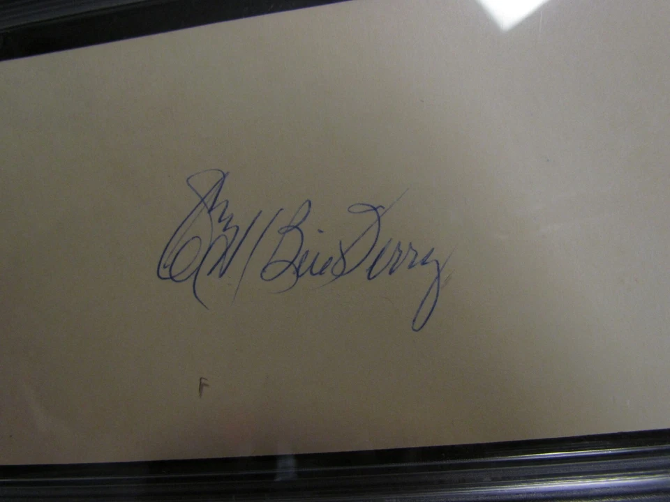 Bill Terry Signed Autographed Index Card PSA Encapsulated - Image 2 of 4