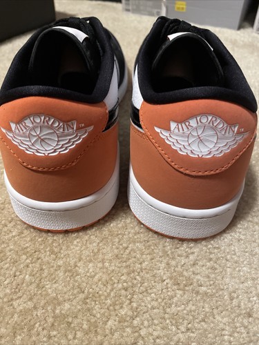 Jordan 1 Low Golf Shattered Backboard Black Orange DD9315-800 Men's Size 10.5 - 第 4/7 張圖片
