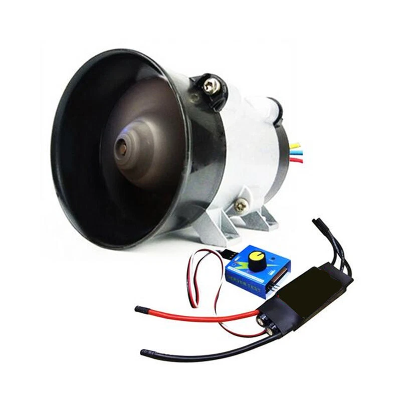 Ventilador de admisión de aire universal para turbina eléctrica para automóvil 12 V Foto 2 de 4