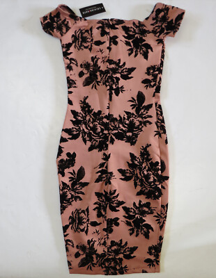 FASHION NOVA - BOUQUET FRORAL DRESS - MAUVE - SIZE S - BNWT - PARTY /  CHRISTMAS | eBay UK