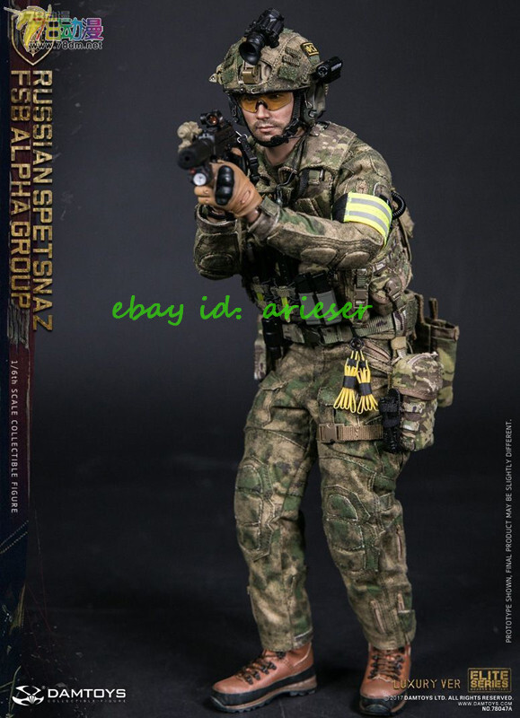 Damtoys 1/6 78047a Russian Spetsnaz Fsb Alpha Group Luxury Ver