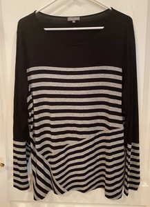 vince camuto striped top