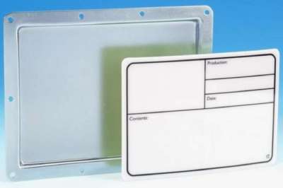 Adam Hall Tour Labels 10er Set - Wiederverwendbare Beschriftungsschilder 220x150mm