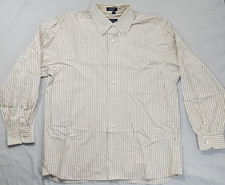 Izod Dress Shirt Mens Medium 80's 2 Ply