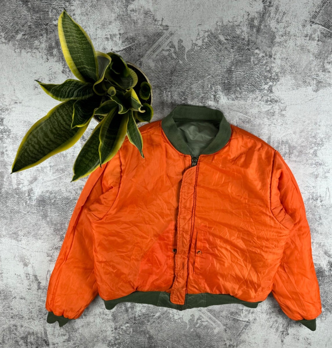 Vintage 90S USA MA-1 Bomber Flyers Intermediate Reversible 2 Vintage 90S USA MA-1 Bomber Flyers Intermediate Reversible 2