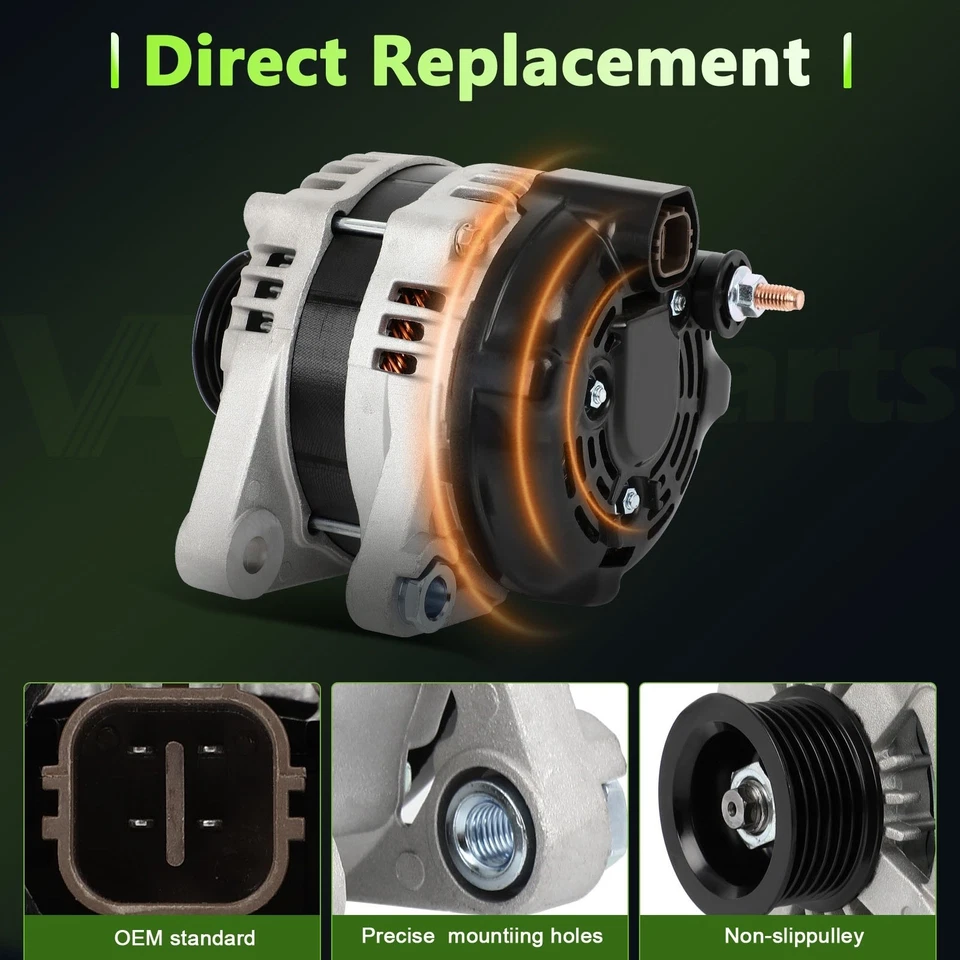 Alternator Fits Hyundai Azera 2012-2016 Santa Fe 2013 2014 2015 2016 3.3L 11686 - Imagem 4 de 4