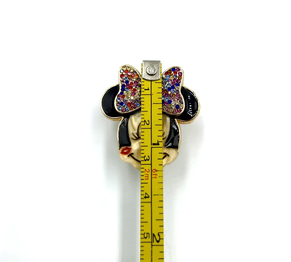 Pendientes Baublebar Disney Minnie Mouse Cristal Brillo Estrás Arco Beso Foto 2 de 4