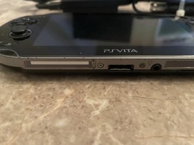 Sony PlayStation Vita PCH-1001 Black Working With Charger And 4GB Memory Card