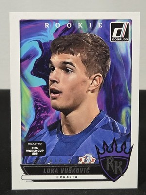 Luka Vuskovic 2025-26 Donruss Road to FIFA World Cup #17 Rookie Kings