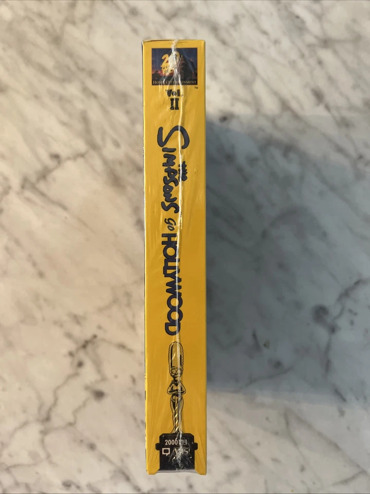 The Simpsons Go Hollywood Volume II 2 (VHS, 1999) BRAND NEW & SEALED!! - Image 2 of 4