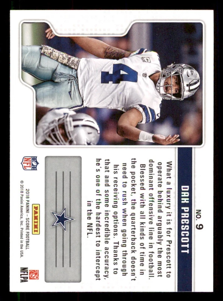 2018 Score Signal Callers #9 Dak Prescott - Image 2 of 2