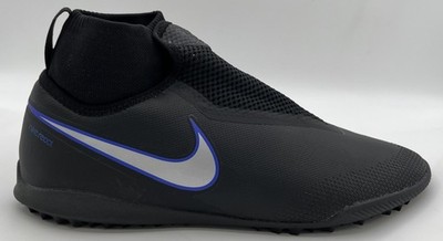 Nike Phantom Vision Pro DF TF 'Black Blue' AO3277-004 Size 10 Turf