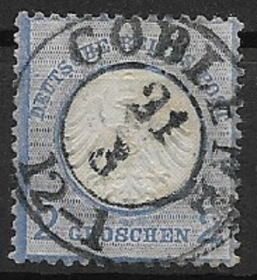 #ad German Empire Breast Shields MiNr 5 Canceled NV Prussia Koblenz 2 21.3 $5.70