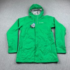 Columbia Jacket Youth Boys Large 14/16 Green Watertight II Raincoat Hooded NWT