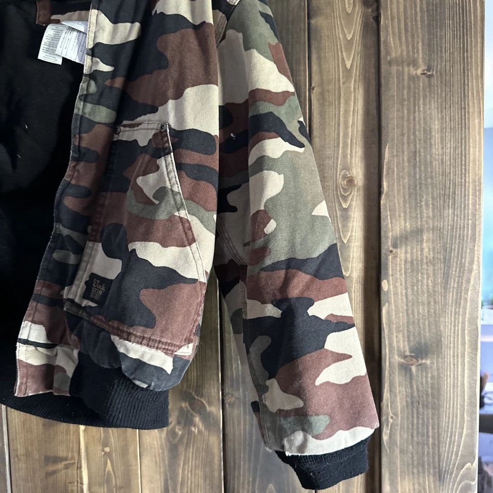 Chaqueta con Capucha Walls Blizzard Pruf Vintage Jóvenes Niños Camuflada Lona Talla XL 16/18 Foto 3 de 4