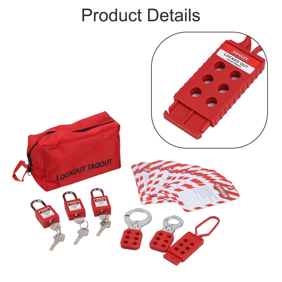 Equipment Locking Lockout Tagout Kit Maintenance Tasks For Industrial ...