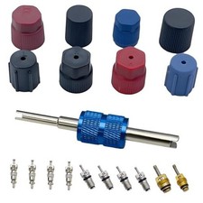 Air Conditioning Valve Core Kit  Car  Home AC R12 R134a A/C Valves Caps kit