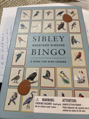 Sibley Backyard Birding Bingo: A Game for Bird Lovers: Board Games by David Alle