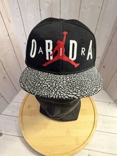 Air Jordan Infant Snapback Hat Black Red Jumpman Logo Adjustable Nike Cap