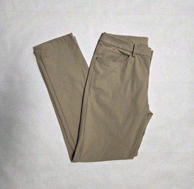 Lululemon Pants Men's Size 34 ABC Classic 5 Pocket Stretch Khaki Beige 