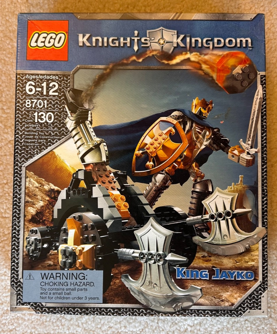 Lego Knights' Kingdom II set 8701 - King Jayko; Mint In Sealed Box