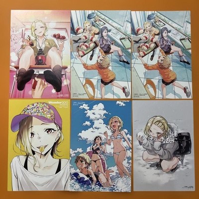 Yancha Gal no Anjou-san Anjo Anjo WonderGOO Melonbooks Bonus Art Card