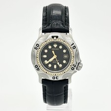 SEIKO Scuba 200M 3E25-0A10 Quartz Diver Watch Black Dial From Japan