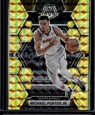 2022-23 Panini Mosaic #44 Michael Porter Jr. Reactive Yellow