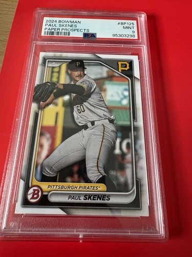 2024 Bowman Paper Prospects Paul Skenes #BP-125 Pittsburgh Pirates PSA 9 Mint RC