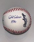 Doug Flynn RARE STATS Signed MLB Baseball “Big Red Machine” Many Inscriptions! — photo 3