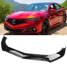 For Acura Tlx A-spec Tl Black Front Bumper Lip Splitter Spoiler Chin Body Kit
