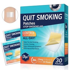 Quit Smoking Patches Step 1 21mg Strength 2 Weeks 30 Count Quit Aid