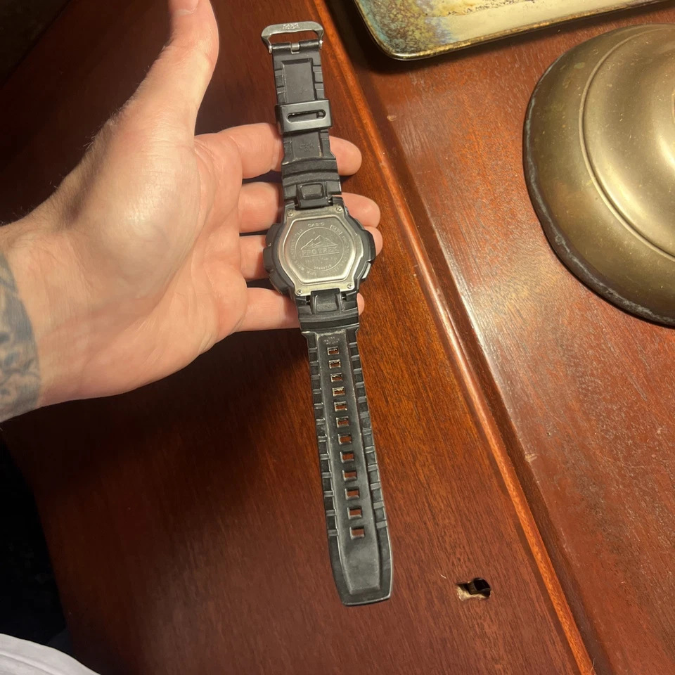 CASIO "ProTrek" (3415) PRG-270. Cronógrafo alarma. Brújula Resistente Solar Camping Senderismo Foto 3 de 3