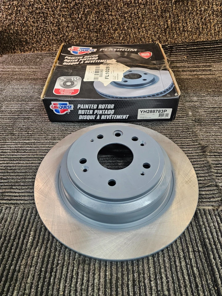 (CANTIDAD 2) Rotor de disco de freno pintado para Honda Accord Crosstour 2010-2011 YH288783P Foto 2 de 4