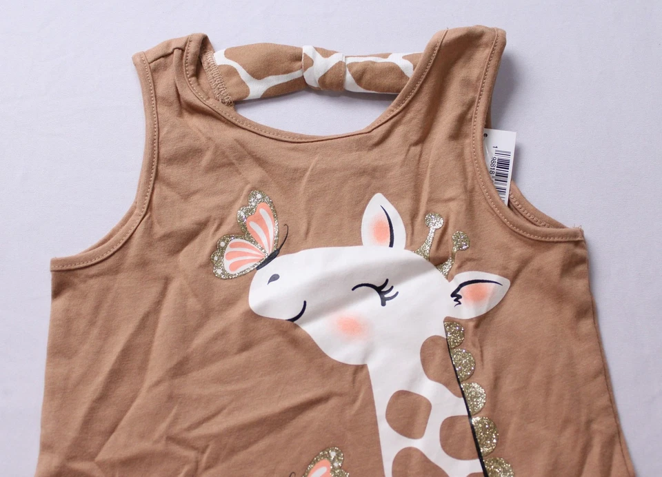 Juego de dos piezas jirafa para niños pequeños EJ3 miel talla 3T nuevo con etiquetas Foto 3 de 4