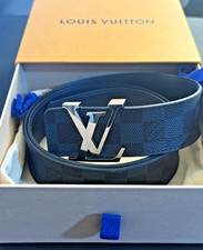 Louis Vuitton - LV Initiales Reversible Belt Damier Cobalt 40MM 90/36 Auth. BOX