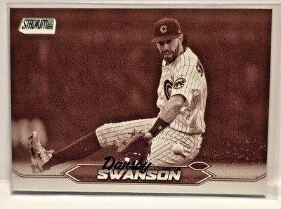 2024 Topps Stadium Club - Dansby Swanson #11 Sepia
